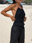 Santorini Top - Black - Sabi Swimwear 